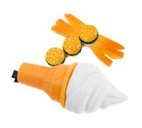 PAMINGONO 2pcs Funny Hair Clip Realistic Ice Cone Hair Clips for Women for Adding Humor to Your Look