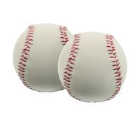 PAMINGONO 2pcs Glow in The Dark Baseballs for Luminous Training Plastic Balls for Youth Outdoor Night Games, Backyard Play, and Safe Nighttime Practice