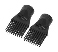 PAMINGONO 2pcs Hair Dryer Comb Attachment Blow Dryer Comb Detangler Brush for Curly Hair
