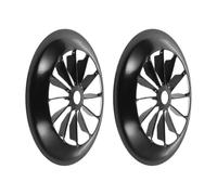 PAMINGONO 2pcs Hair Dryer Filter Replacement Mesh round Ventilation Grille Black Plastic Protective Screen Attachment for Hair Blower End Cap Ensures Consistent Airflow for Home and Salon