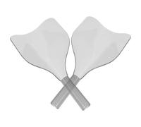 PAMINGONO 2pcs Haircut Face Mask Shield for Hairdressing Pet Protective Hair Spray Guard Comfortable Handheld Salon Face Cover for Barbers and Home Styling