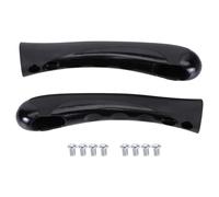 PAMINGONO 2pcs Heat-Resistant Bakelite Double Hole Pan Handles, Universal Pot Grip Replacement for Frying Pans, Woks, and Skillets, Detachable Kitchen Cookware Accessory for Saute