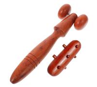 PAMINGONO 2Pcs Massage Stick for Waist and Abdomen, Deep Tissue Muscle Roller for Home Use, Synthetic Material, Helps Relieve Fatigue and Refine Metabolism