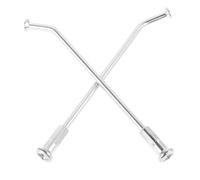PAMINGONO 2pcs Motorcycle Front and Rear Wheel Spokes Silver Metal for Dirt Bikes, Easy Installation and Replacement, for Off-road Adventures Enhancing Stability and Performance