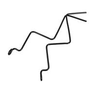 PAMINGONO 2pcs Motorcycle Rain Canopy Support Brackets, Heavy Duty Steel Windshield Mounting Rods for Electric Scooter and Moped, Replacement Outdoor Riding Canopy Frame Accessories