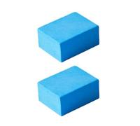 PAMINGONO 2Pcs Multifunctional Blue Cleaning Sponges for Glass Mirrors Bathroom Household Use Emery Sponge Descaling Kitchen Cleaning Tool