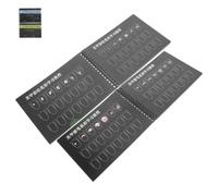 PAMINGONO 2pcs Nail Art Student Workbook for Beginners, Spiral Bound with 180 Degree Flat Opening, Portable Nail Art Stroke Practice Book that Prevents Ink Bleeding, for Beauty School