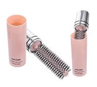 PAMINGONO 2pcs Portable Curly Hair Brush Wet Dry Dual Use Styling Tool for Travel Static Durable Hairbrush for Men Women Enhances Hair Texture Shine