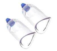 PAMINGONO 2PCS Portable Vacuum Cupping Device Small Body Scraping Cup Non-Slip Design for Relief and Physiological Regulation Safe Material Easy to Clean