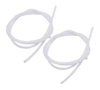 PAMINGONO 2PCS PTFE Tube Feeding Hose for 3D Printer, 2m Milky White PTFE Tubing 2x4mm ID OD Remote Filament Guide Compatible 1.75mm Filament Printing