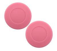 PAMINGONO 2pcs Pvc Ice Hockey Pucks Matte Finish Flat Puck for Indoor Outdoor Practice Training Competition Sports Accessories in Pink