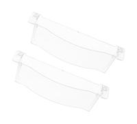 PAMINGONO 2pcs Range Hood Oil Tray Grease Catcher Thickened Oil Collection Bowl for Kitchen Cooker Gas Stove Accessory Reusable Plastic Suitable for Home and Restaurant Use