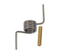 PAMINGONO 2pcs Refrigerator Door Spring Replacement Kit Stainless Steel Torsion Flapper Springs for Electronics Fridge Door Hinge Repair Vertical Frame Accessories for Fridge and Freezer