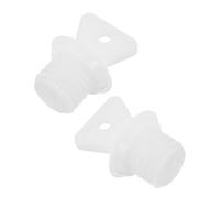 PAMINGONO 2pcs Replacement Plastic Stopper Caps for Hot Water Bags, Leakproof Seal Plugs with 2.1cm Inner Diameter and 1.7cm Height, Compatible with Hot Water Sacks for Cold and Heat Therapy