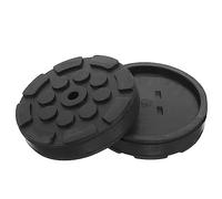PAMINGONO 2pcs Rubber Floor Jack Saddle Pads Octagonal Slip Car Jacking Lift Disks for Vehicle Protection and Noise Reduction Durable Cushioned Pads for Lifting Safety
