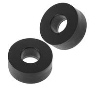 PAMINGONO 2pcs Rubber Shock Absorbing Pads with Hole for Gym Equipment Heavy Duty Anti-vibration Foot Pads Non-slip Rubber Dampening Mat for Fitness Machines Impact Absorption for Home and