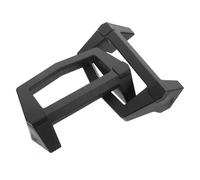 PAMINGONO 2pcs Rv Roof Rack Luggage Handles Black Top-Mount Camper Pull Handles for Secure Tie-Down and Exterior Door Use in Outdoor Camping