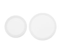 PAMINGONO 2pcs Stethoscope Diaphragm Replacement for Adults, White Suspended Design, Pediatric and Adult Stethoscope Parts Accessory for Medical Use