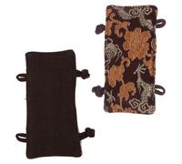 PAMINGONO 2pcs Teapot Handle Covers with Anti-scalding and Heat-Insulated Cloth, Sturdy Kettle Handle Protectors with Delicate Pattern Design for Safe Kitchen Use
