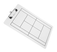 PAMINGONO 2pcs Tennis Dry Erase Coaching Clipboards for Coaches, Non-Magnetic Whiteboard Boards for Tennis and Field Hockey Tactical Training, Reusable Drawing Boards for Player