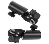 PAMINGONO 2pcs Universal Swivel Caster Wheels for Speaker Stand Tripod 35mm Tube Silent Mobile Speaker Base Replacement Wheels for Studio Monitors and Event Use