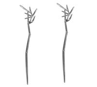 PAMINGONO 2pcs Vintage Chinese Hair Chopsticks for Long Hair Elegant Sticks for Hanfu Styles Accessories for Festivals and Daily Use