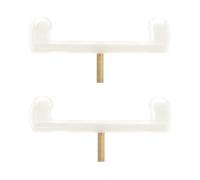 PAMINGONO 2pcs Violin Anti-slip Shoulder Pads Lightweight Latex Replacement Shoulder Support for 4/4-3/4 Violins Comfortable Instrument Accessory for Playing Stability