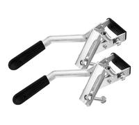 PAMINGONO 2pcs Wheelchair Brake Extenders Side Screw Fixing Anti-Slip Hand Brake Accessories for Drive Wheelchairs Convenient Replacement Parts for Enhanced Safety