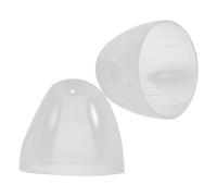 PAMINGONO 2pcs Wide Bottle Caps Replacement, Wear Resistant Plastic Milk Bottle Lids Set, Sturdy Design for Home and Travel Use