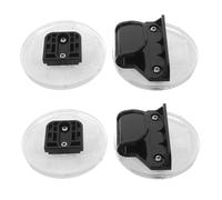 PAMINGONO 2set Boy Girl Guardrail Link Extension Pieces for Playpen Fittings Plastic Safety Gate Connector Clips for Home Use Reusable Gate Repair Connectors