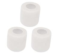 PAMINGONO 3 Rolls Breathable Self Athletic Wrap for Outdoor Sports Elastic Protective for Wrist and Support Medium White