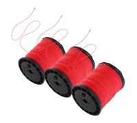 PAMINGONO 3 Rolls High Tensile Strength Nylon Construction String for Masonry Bricklaying Non-stretch Builders Line Precise Alignment Resistant to Wear and Tear for Construction Site Use