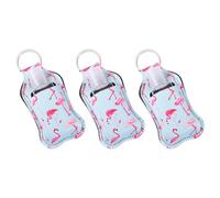 PAMINGONO 30ml Portable Perfume Bottle Set with Neoprene Covers Refillable Empty Bottles with Flip-cap Unique Design for Stocking Stuffers and Easter Basket and 3pcs Covers