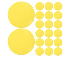 PAMINGONO 30pcs 60mm round Gel Filters for Track and Spotlight Lights, Warm Yellow Ambient Lighting Tint Stickers with Self-adhesive Dimming Diffuser Film for Nursery and Theater Use