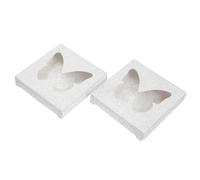 PAMINGONO 30pcs False Eyelash Packaging Boxes with Lash Trays Hollow Window Design for Secure Storage and Display Colorful Square Lash Cases for Personal and Professional Use