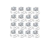 PAMINGONO 36pcs Spiral Mini Rhinestone Hair Clips for Long Hair Flexible Twist Pins Hold Bun Styles Securely Easy DIY for Women