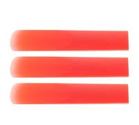 PAMINGONO 3pcs Alto Saxophone Reed Resin Red for Beginner Professional Jazz Sessions Parties Music Instrument Accessory