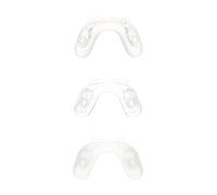 PAMINGONO 3pcs Eyeglass Nose Pads Silicone One-piece Nose Bridge Holders and Frosted for Glasses Accessories Eye Support Random Color