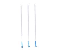 PAMINGONO 3pcs Flexible Pipe Cleaner Brushes for Sink and Shower Drain Bendable Nylon Bristle Dredging Tool for Hair Clog Removal in Kitchen Bathroom Bathtub and Easy to Use Random Color