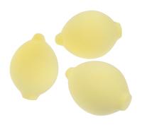 PAMINGONO 3pcs Fruit Shaped Makeup Sponge Set for Even Finish, Yellow Polyurethane Makeup Sponges That Don’t Soak up Products, for Face Makeup Application