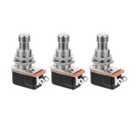 PAMINGONO 3PCS Guitar Effect Pedal Foot Switch Alloy Momentary Control for Guitar Accessories Replacement Durable Small Size Music Instrument Parts