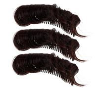 PAMINGONO 3pcs Invisible Hair Volume Base Pad Accessory Fluffy Hair Bun Pad for Princess Styling