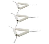 PAMINGONO 3pcs Laboratory Crucible Stand High-temperature Resistant Triangle Crucible Rack for Chemical Experiments Stable and Versatile Storage Shelf with Secure Base for School and Lab Use