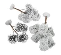 PAMINGONO 3PCS Miniature Artificial Christmas Trees with Snow Flocking, Mini Snowy Tabletop Xmas Tree Ornaments for Christmas Party and Home Decoration