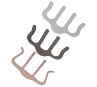 PAMINGONO 3pcs Music Page Holder Clips Set - Universal Metal Sheet Music Holder with Black, Antique Copper Chrome Finish - Portable Score Clamp for Piano and Instrument Accessories