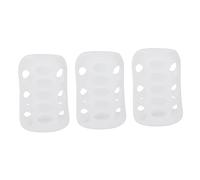 PAMINGONO 3pcs Silicone Feeding-Bottle Protector Sleeve for Baby Milk Bottles Soft Comfortable Touch Wide Neck Insulation Cover for Glass Bottles