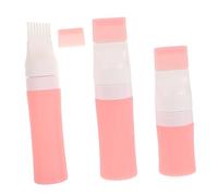 PAMINGONO 3pcs Silicone Travel Bottles for Toiletries Small Travel Bottles Refillable Empty Shampoo Containers for Hair Care The Go