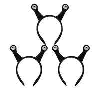 PAMINGONO 3pcs Snail Antenna Headbands Cute and Funny Costume Accessories for Parties and Events Soft Fabric Material Comfortable to Wear