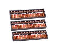 PAMINGONO 3pcs Traditional Chinese Abacus Portable Educational Counting Tool for School Supply Enhances Mental Arithmetic and Numeracy Skills