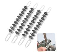 PAMINGONO 4 Pcs Bendable Gap Cleaning Brushes for Kitchen and Bathroom Dense Bristle Multifunctional Crevice Brush with Hanging for Thorough Cleaning of Faucets Sinks and Fixtures